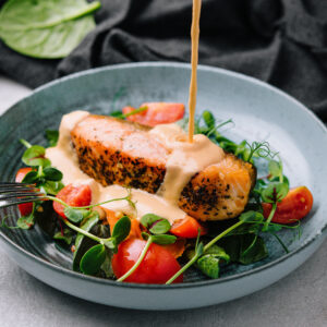 Spicy Creamy Salmon