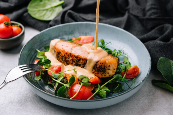 Spicy Creamy Salmon