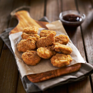 Chicken Nuggets with Chips/ Wedges (6 Pcs)